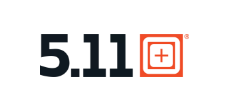 a black and orange logo - 5.11 tactical logo