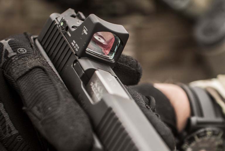 Weapon Sights - Trijicon Optical, Red Dot and Iron Sights