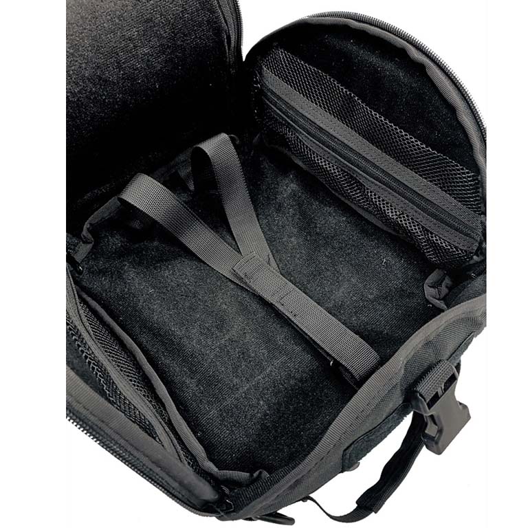 Protective Bag for Ballistic Helmets - bag open